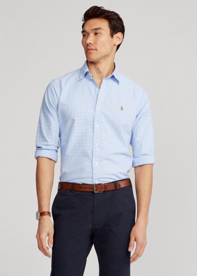 Polo Ralph Lauren Classic Fit Gingham Skjorter Herre Danmark (PELUI6014)